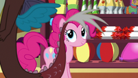 Pinkie Pie watching Discord leave S7E12