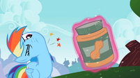 Rainbow Dash is so awesome that whenever she pops her neck stars are created