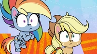 Rainbow and Applejack hear Fluttershy PLS1E4a.png (961 KB)