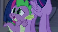 Spike "what's the Pony of Shadows?" S4E03