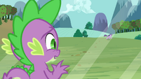 Spike sees Twilight running away S3E05