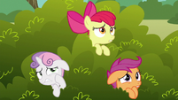 Cutie Mark Crusaders scared of the griffon S6E19