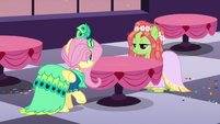 Fluttershy and Tree Hugger amused S5E7