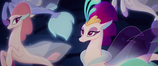 Queen Novo smiling in understanding MLPTM