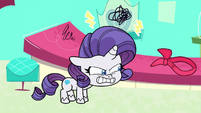 Rarity growling at the headband PLS1E5a