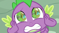 Spike watching Thorax and Ember fight S7E15