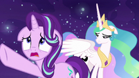 Starlight Glimmer pleading with Daybreaker S7E10