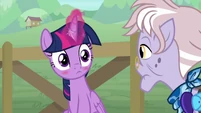 Twilight blushes with embarrassment S9E5.png (925 KB) Probably not...
