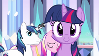 All right, Twilight is looking at us.