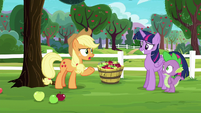 Applejack "wanted to get out of their element" S6E22