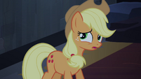 Applejack scared "uh... maybe?" S4E03