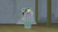 Costumes get thrown into the garbage S8E7