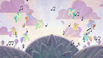 Hippogriffs dancing over Harmonizing Heights S8E16.png (1.37 MB) Hippogriffs dancing over Harmonizing Heights S8E16
