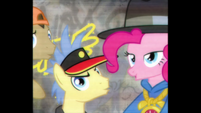 Pinkie Pie, Goldengrape and Dr. Hooves "bold!" S4E21