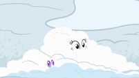 Pinkie Pie and Gummy covered in snow S7E11