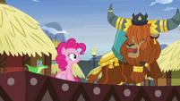 Prince Rutherford impressed by Pinkie's yak speak S7E11