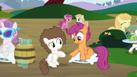 Scootaloo looking at her hoof S4E15
