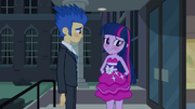 Twilight and Flash blushing EG