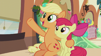 Applejack -we'll hang our Hearth's Warmin' dolls- S5E20