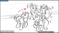 EW animatic - Ponies gasp at the Smooze