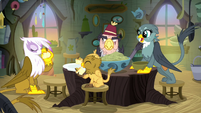 Griffons start to eat Gilda's food S8E16