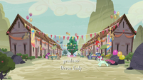 Our Town decorated for the Sunset Festival S6E25