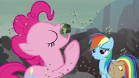 Pinkie Pie eats a moldy cupcake S8E25