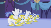 Royal guards prepare to attack Nightmare Moon S1E02