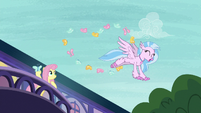 Silverstream flying with the butterflies S8E12