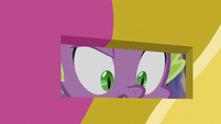 Spike Changeling in castle door slot S6E25