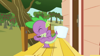 Spike relieved "yes!" S03E11