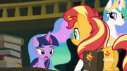 Twilight, Sunset and Celestia