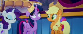 Twilight wearing a lopsided crown MLPTM