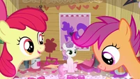 It's so awesome, it's making Scootaloo's eyes change to a different color.