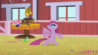 Pinkie Pie waving her hooves S1E25