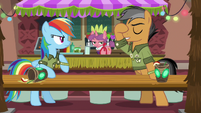 Quibble Pants dismissing Rainbow Dash S6E13