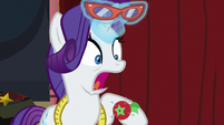 Rarity shocked by Fluttershy's insults S8E4