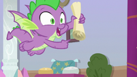 Spike "look at this scroll I just got!" S9E4