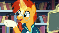 Sunburst "try placing your horn directly" S7E1