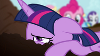 Twilight's face in the dirt S4E01