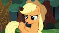 Applejack spitting on her hoof S6E18.png (928 KB)