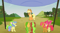 Applejack starts the race S03E08