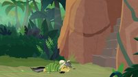 Daring Do ensnared by a vine S9E21