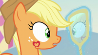Mirror being levitated to Applejack S5E24