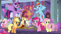 Ponies present Amity Ball Award for Friendship S9E7