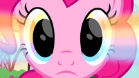 Rainbow glow in Pinkie's eyes S4E12