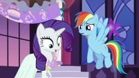 Rarity's dress got spilled onto S5E15