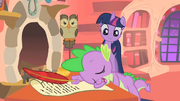 Spike dorme antes de terminar a carta T1E24