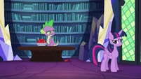 Spike skeptical "spell?" S5E22