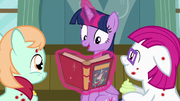 Twilight Sparkle reading Gusty the Great S7E3